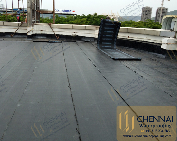 Building Terrace Waterproofing - Terrace Bitumen Waterproofing, Mahindra City, Chengalpattu